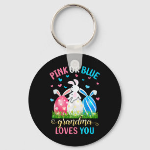 Llavero La Abuela Rosa O Azul Te Ama El Género De Los Cone