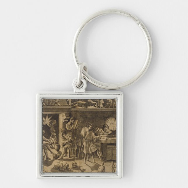 Llavero La academia de Baccio Bandinelli, 1547 (Frente)
