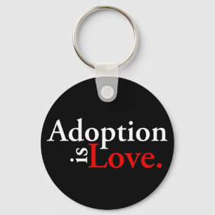 Llavero La adopción es amor