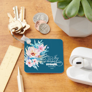 Llavero La alegría del Señor floral