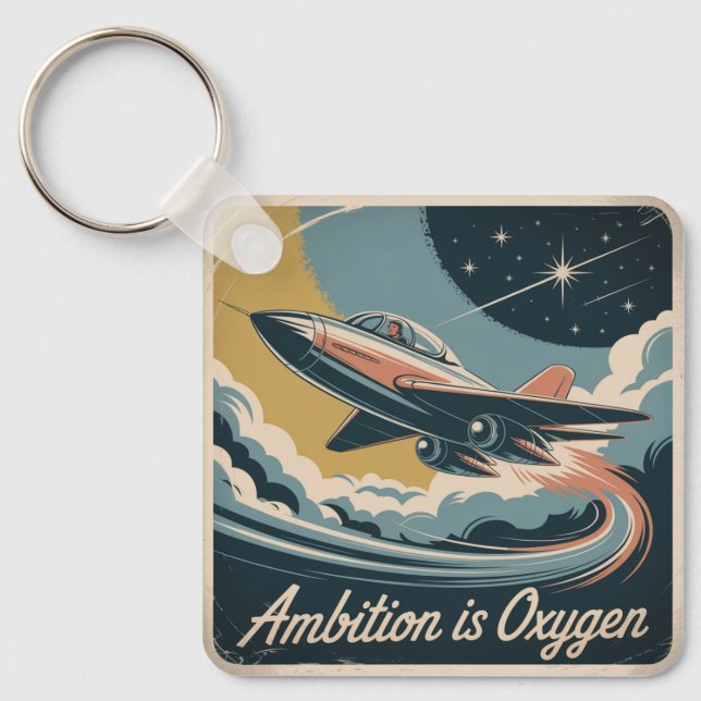 Llavero La ambición es oxígeno (Anverso)