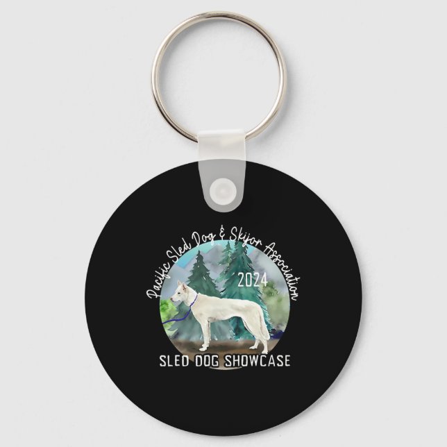 Llavero La Asociación De Perros Y Esquíes Del Pacífico Sle (Anverso)