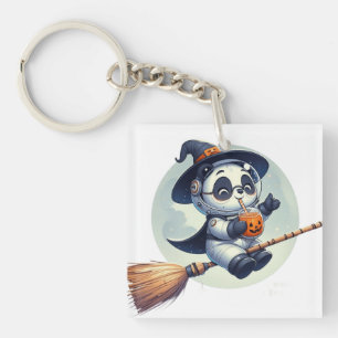 Llavero La aventura de Halloween del astronauta de Panda:
