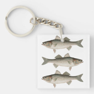 Llavero La aventura de la pesca a rayas