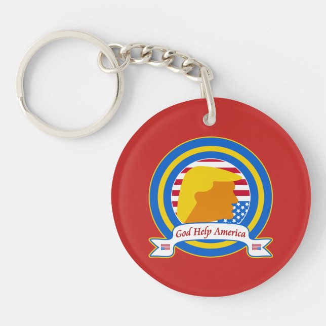 Llavero La ayuda América de dios resiste el triunfo anti (Frente)