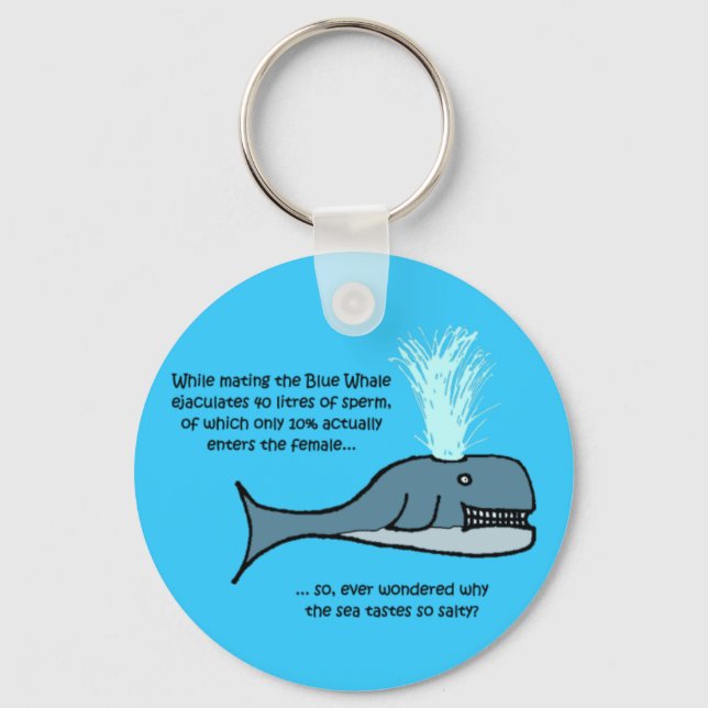 Llavero La ballena azul... (Anverso)