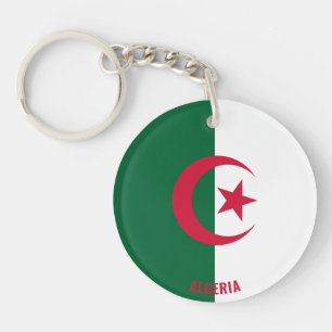 Llavero La bandera argelina cautiva el Keychain patriótico
