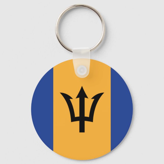 Llavero La bandera de Barbados (Anverso)