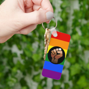 Llavero La bandera de color de gente queer de SlipperyJoe'