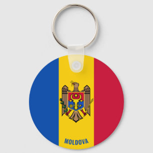 Llavero La bandera de Moldavia cautiva a patriótico