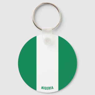 Llavero La bandera de Nigeria cautiva al patriótico