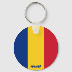 Llavero La bandera de Rumania cautiva al patriótico