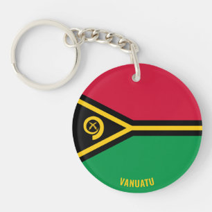 Llavero La bandera de Vanuatu cautiva al patriótico