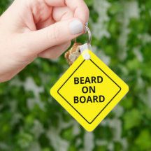 La barba de advertencia de los hombres graciosos a