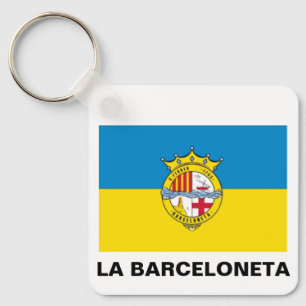 Llavero La Barceloneta (bandera, barrio de Barcelona)