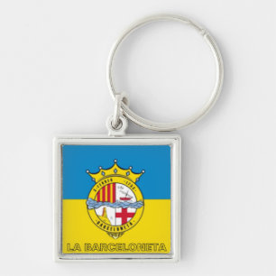 Llavero La Barceloneta (bandera, barrio de Barcelona