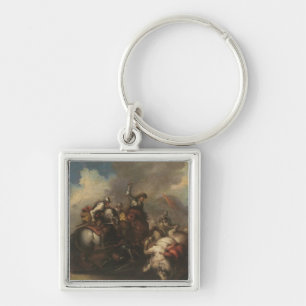 Llavero La batalla de los Cavaliers (aceite en lona)