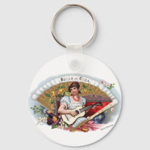 Llavero La Bella de Cuba Vintage Cubano