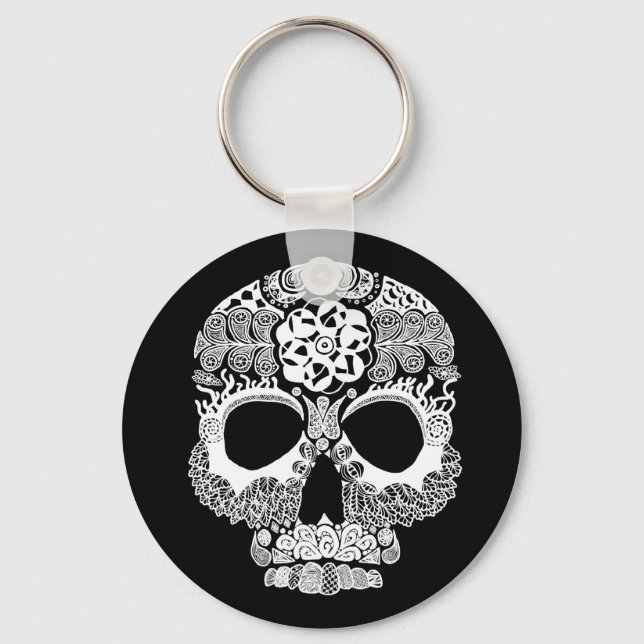 Llavero La Bella Muerte Dark Keychain (Anverso)