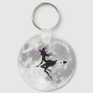 Llavero La belle sorcière devant la lune