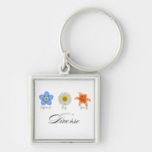 Llavero La belleza es diversa (Frente)