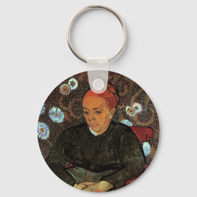 Llavero La Berceuse (Augustine Roulin) por Vincent van Gog (Anverso)