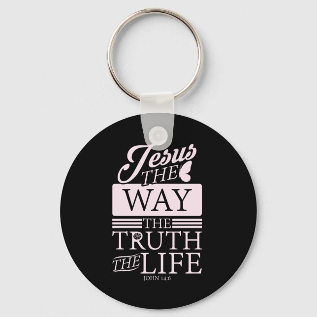 Llavero La Biblia Verse Jesús La Forma En Que La Verdad La (Anverso)
