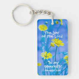 Llavero La Biblia Verse Nehemiah La alegría del Señor Pers