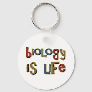 Llavero La biología es un divertido juego de palabras