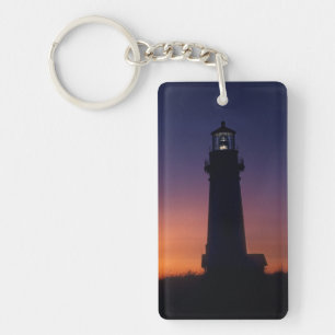 Llavero La bola de sol cae en el horizonte colorido