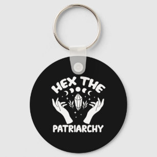 Llavero La Bruja Feminista Wicca de la Camisa Patriarcal 1