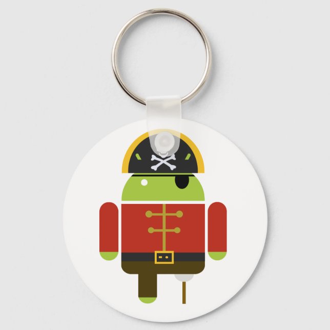 Llavero La cadena Android Pirate (Anverso)