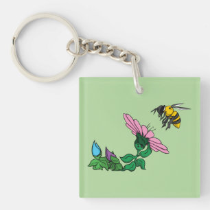 Llavero La cadena de claves acrílicas defensivas