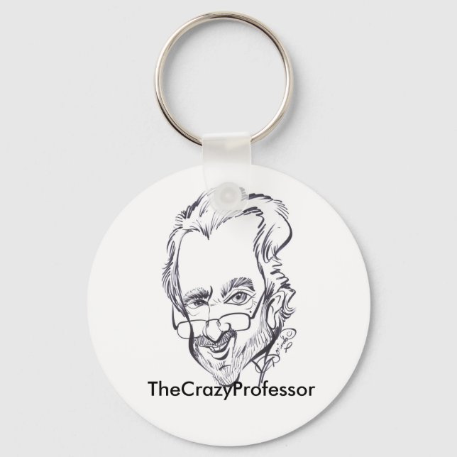 Llavero La cadena de claves de CrazyProfessor (Anverso)