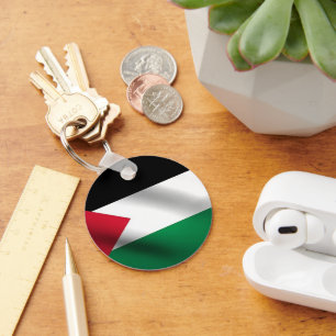 Llavero La cadena de claves de la bandera palestina