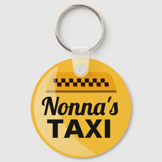 Llavero La cadena de claves del taxi de Nonna (Anverso)