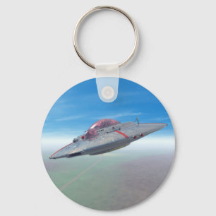 Llavero La cadena de claves Flying Saucer