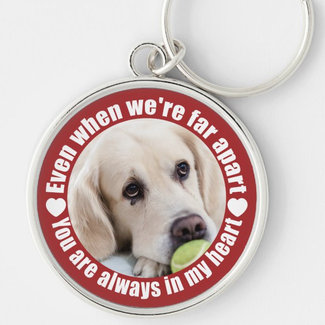 Llavero LA cadena de claves FOTO Far Apart Love (Frente)