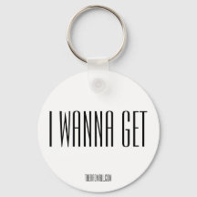 La cadena de claves "IWANNAGET" del centro comerci