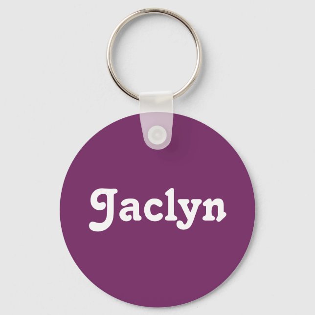 Llavero La cadena de claves Jaclyn (Anverso)