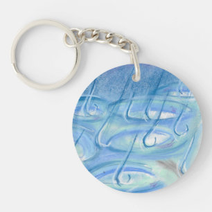 Llavero La cadena de claves Rain-oil pastel