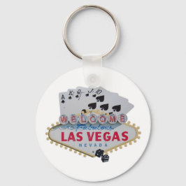 Llavero La cadena de claves Royal Flush de Las Vegas con u