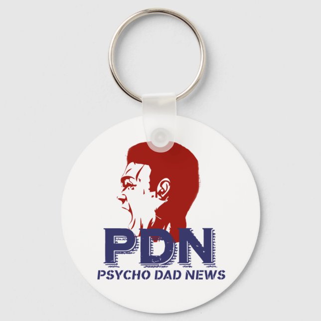 Llavero La cadena de noticias oficial de Psycho Dad (Anverso)