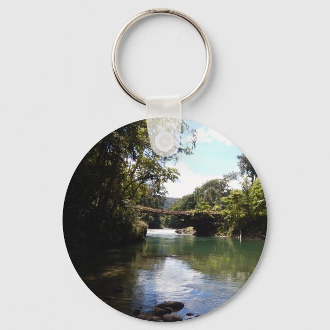 Llavero La cadena de teclas del botón básico del Personali (Anverso)