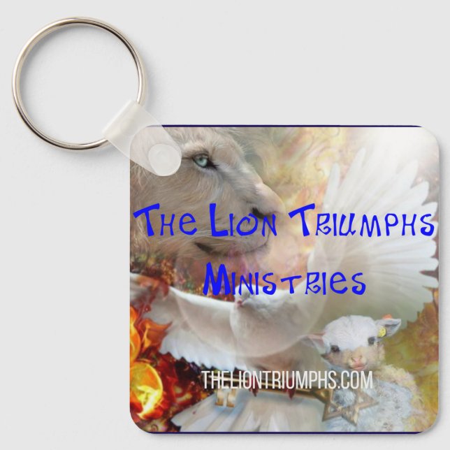 Llavero La cadena de triunfos de los leones (Anverso)