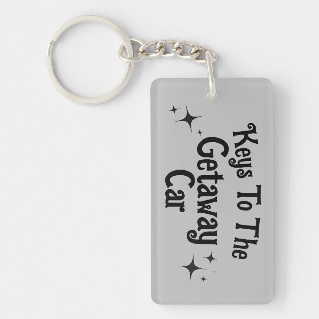 Llavero La cadena Getaway Car Personalized Key (Frente)