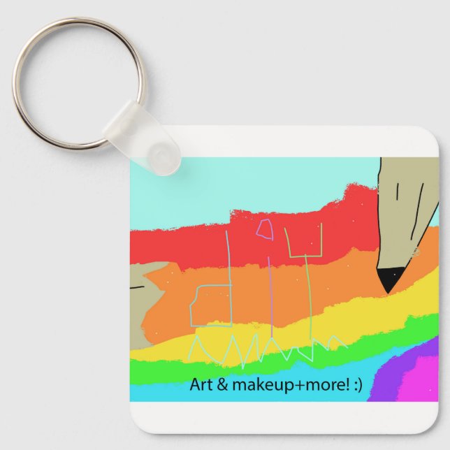 Llavero La cadena oficial de claves del chica DIY (Anverso)