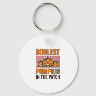 Llavero La Calabaza Más Genial del Parche de Halloween Vin
