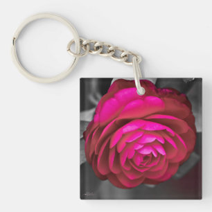 Llavero La Camelia Rosa