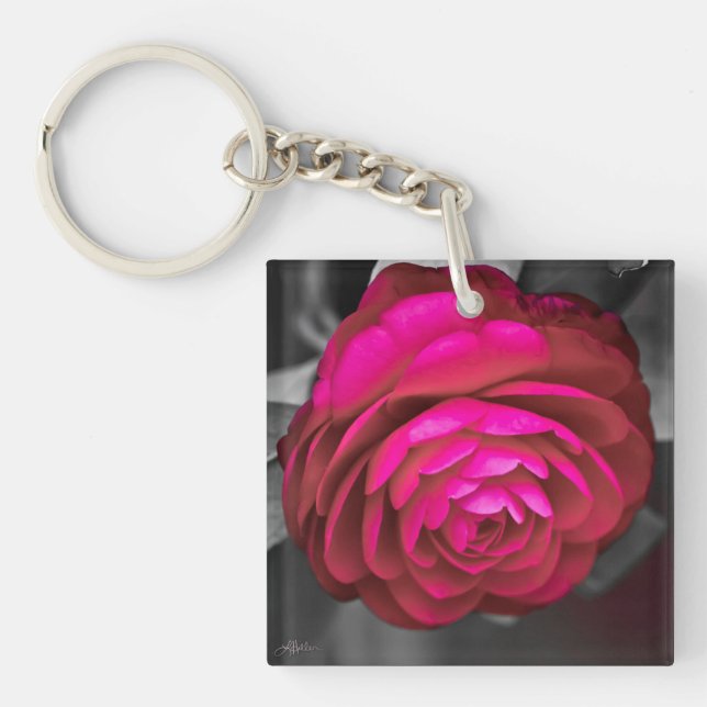 Llavero La Camelia Rosa  (Frente)